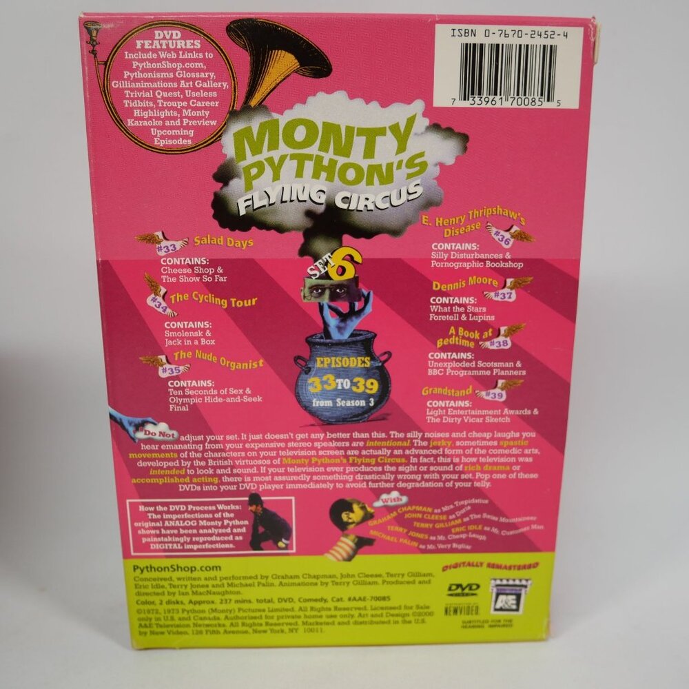 Monty Pythons Flying Circus Complete Series DVD Box Sets Remastered TESTED - Picture 13 of 15